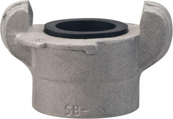 Value Collection - 1-1/2" NPT & 2-5/32" Long x 3-3/8" Wide Sandblaster Adapter - Hose with 1.6" ID x 2-5/32" OD - Exact Industrial Supply