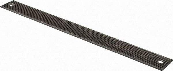 PFERD - 14" Long, Bastard Cut, Flat American-Pattern File - Curved Cut, 1/4" Overall Thickness, Flexible - Exact Industrial Supply