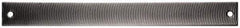 PFERD - 12" Long, Second Cut, Flat American-Pattern File - Curved Cut, 0.38" Overall Thickness, Flexible - Exact Industrial Supply