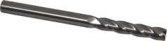 OSG - 8mm, 41mm LOC, 8mm Shank Diam, 100mm OAL, 4 Flute, Solid Carbide Square End Mill - Single End, Uncoated, Spiral Flute, 30° Helix, Centercutting, Right Hand Cut, Right Hand Flute, Series 484 - Exact Industrial Supply