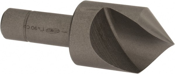 Keo - 1" Head Diam, 1/2" Shank Diam, 1 Flute 90° Cobalt Countersink - Exact Industrial Supply