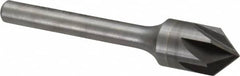 Keo - 1/2" Head Diam, 1/4" Shank Diam, 6 Flute 90° Solid Carbide Countersink - Exact Industrial Supply