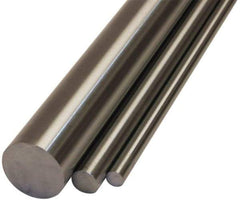 Made in USA - 9/16" Diam x 6' Long, 4140P Steel Round Rod - Ground and Polished, Pre-Hardened, Alloy Steel - Exact Industrial Supply