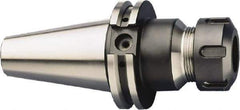 HAIMER - 2.5mm to 26mm Capacity, 6.3" Projection, CAT50 Taper Shank, ER40 Collet Chuck - 0.0001" TIR, Through-Spindle - Exact Industrial Supply