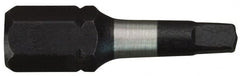 Milwaukee Tool - 1/4" Drive Insert Square Recess Bit - Exact Industrial Supply