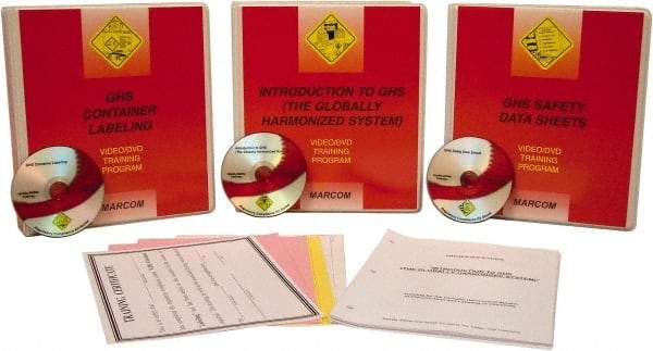 Marcom - GHS Three Part Program, Multimedia Training Kit - 48 Minute Run Time DVD, 3 Course, English - Exact Industrial Supply