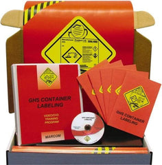 Marcom - GHS Container Labeling, Multimedia Training Kit - 12 Minute Run Time DVD, 1 Course, English - Exact Industrial Supply