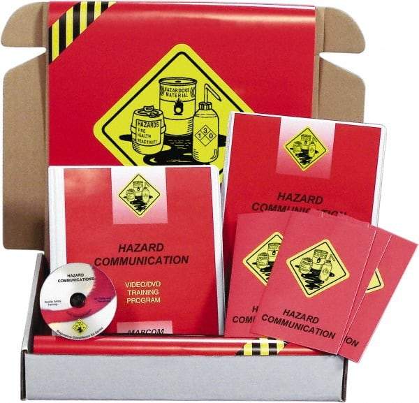 Marcom - Hazard Communication for Industrial Facilities, Multimedia Training Kit - 20 Minute Run Time DVD, 1 Course, English - Exact Industrial Supply