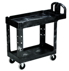Service Cart - 16 x 30'' 2 Shelves 500 lb Capacity - Exact Industrial Supply