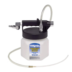 Lincoln - Oil Drain Containers; Type: Fluid Extractor ; Container Size: 0.5 Gal ; Color: White; black - Exact Industrial Supply