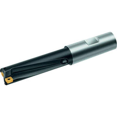 Walter - 43mm Max Drill Depth, 3xD, 14.3mm Diam, Indexable Insert Drill - 1 Insert, Straight Shank - Exact Industrial Supply