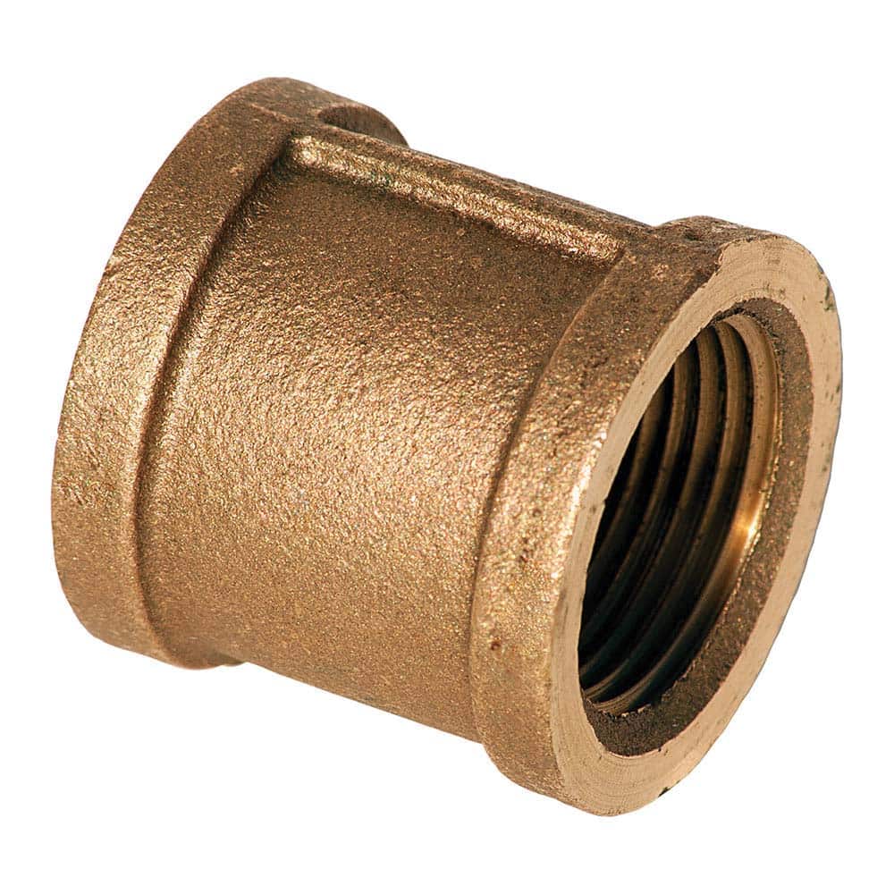 Merit Brass - Brass & Chrome Pipe Fittings Type: Coupling Fitting Size: 1-1/2 - Exact Industrial Supply