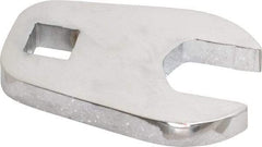 Proto - 22mm 1/2" Drive Full Polish Chrome Open End Crowfoot Wrench - 2.9" OAL - Exact Industrial Supply