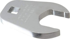 Proto - 32mm 1/2" Drive Full Polish Chrome Open End Crowfoot Wrench - 3.3" OAL - Exact Industrial Supply