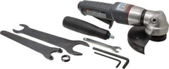 Ingersoll-Rand - 5" Wheel Diam, 12,000 RPM, Pneumatic Angle & Disc Grinder - 5/8-11 Spindle, 41 CFM, Rear Exhaust - Exact Industrial Supply