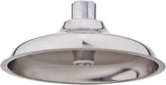 Haws - 1" Inlet, 10-5/8" Long x 10-5/8" Wide x 4-9/16" High x 3/32" Thick, Stainless Steel Plumbed Wash Station Showerhead - Compatible with Emergency Showers, Combination Drench Shower & Eye/Face Wash Stations - Exact Industrial Supply