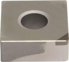 Sumitomo - NU-SNMA433 Grade BN250 PCBN Turning Insert - Uncoated, 90° Square, 1/2" Inscr Circle, 3/16" Thick, 3/64" Corner Radius - Exact Industrial Supply