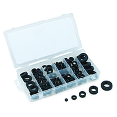 110 pieces Rubber Grommet Assortment, Sizes 1/4″–1″ - Exact Industrial Supply