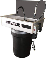 Build-All - Drum Mount Water-Based Parts Washer - 25 Gal Max Operating Capacity, 304 Stainless Steel Tank, 115 Input Volts - Exact Industrial Supply