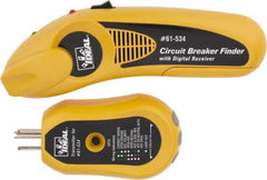 Ideal - 240 to 120 VAC, 47 to 63 Hz, Screenless Circuit Breaker Finder - 9 Volt, Includes GFCI Receptacle Tester, Noncontact Voltage Sensor - Exact Industrial Supply