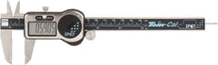 TESA Brown & Sharpe - 0 to 150mm Range, 0.01mm Resolution, IP67 Electronic Caliper - Stainless Steel with 40mm Stainless Steel Jaws, 0.03mm Accuracy - Exact Industrial Supply