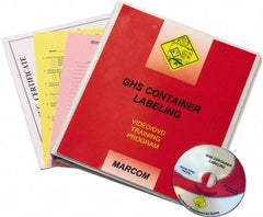 Marcom - GHS Container Labeling, Multimedia Training Kit - 12 Minute Run Time DVD, 1 Course, English - Exact Industrial Supply