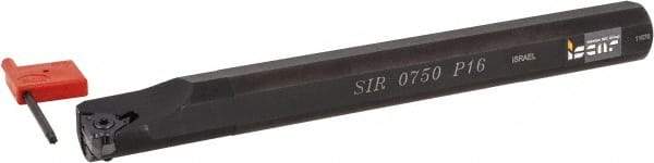 Iscar - Internal Thread, Right Hand Cut, 3/4" Shank Width x 3/4" Shank Height Indexable Threading Toolholder - 7" OAL, 16IRM Insert Compatibility, SI Toolholder, Series SIR - Exact Industrial Supply