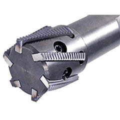 Iscar - 1.26" Cut Diam, 2.36" Max Depth of Cut, 1-1/4" Shank Diam, Internal/External Indexable Thread Mill - Insert Style MTH-BSPT, MTH-F, MTH-ISO, MTH-NPT, MTH-UN, MTH-W, 1.26" Insert Size, 5 Inserts, Toolholder Style MTSRH, 5" OAL - Exact Industrial Supply