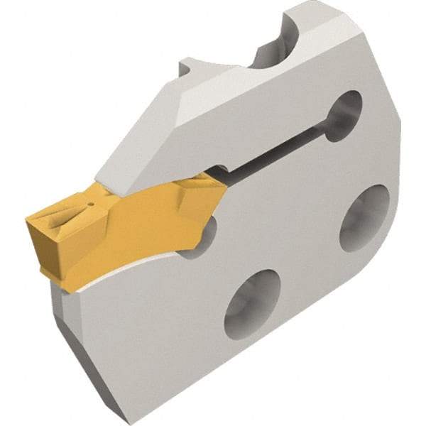 Iscar - Right Hand Cut, 3mm Insert Width, Cutoff & Grooving Support Blade for Indexables - 9mm Max Depth of Cut, 5.2mm Head Projection - Exact Industrial Supply