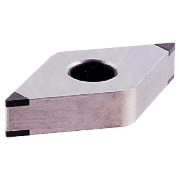 Iscar - DNGG433 M4HM Grade IB25HA PCBN Turning Insert - AlTiN Finish, 55° Diamond, 1/2" Inscr Circle, 3/16" Thick, 3/64" Corner Radius - Exact Industrial Supply