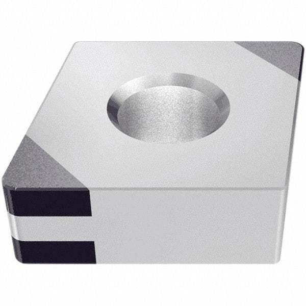 Iscar - CNGA432 WG Grade IB55 CBN Turning Insert - Uncoated, 80° Diamond, 1/2" Inscr Circle, 3/16" Thick, 1/32" Corner Radius - Exact Industrial Supply