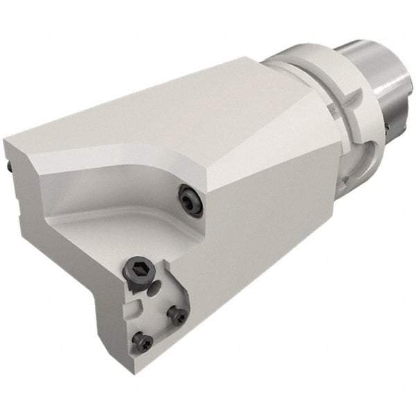 Iscar - 130mm Head Length, Modular Grooving Blade Holder Head - System Size HSK A63WH, Through Coolant - Exact Industrial Supply