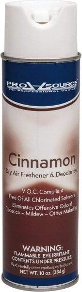 PRO-SOURCE - 10 oz Aerosol Can Fabric Deodorizer - Spray, Cinnamon Scent - Exact Industrial Supply