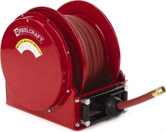 Reelcraft - 50' Spring Retractable Hose Reel - 300 psi, Hose Included - Exact Industrial Supply