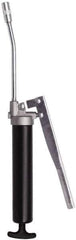 PRO-LUBE - 6,000 Max psi, Rigid Lever Grease Gun - 3 oz (Cartridge) Capacity, 1/8 Thread Outlet, 40 Strokes per 0.08 oz, Bulk, Cartridge & Suction Fill, Includes 4 Jaw Coupler with Ball Check - Exact Industrial Supply