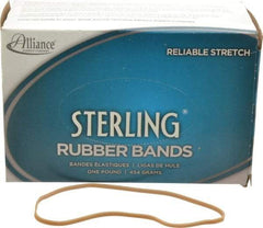 Alliance - 7 Inch Circumference, 1/8 Inch Wide, Ergonomic Rubber Band Strapping - 250 Pieces - Exact Industrial Supply