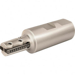 Vargus - 1.118" Cut Diam, 1.7" Max Depth of Cut, 1" Shank Diam, Internal/External Indexable Thread Mill - Insert Style 25S, 4 Inserts, Toolholder Style RTMNC, 4.094" OAL - Exact Industrial Supply