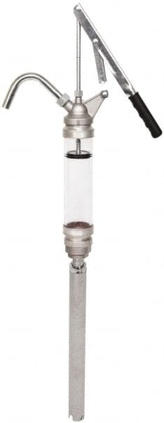 PRO-LUBE - Oil Lubrication 10 Strokes/oz Flow Aluminum & Steel Lever Hand Pump - Exact Industrial Supply