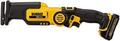 DeWALT - 12V, 0 to 2,700 SPM, Cordless Reciprocating Saw - 9/16" Stroke Length, Lithium-Ion Batteries Included - Exact Industrial Supply