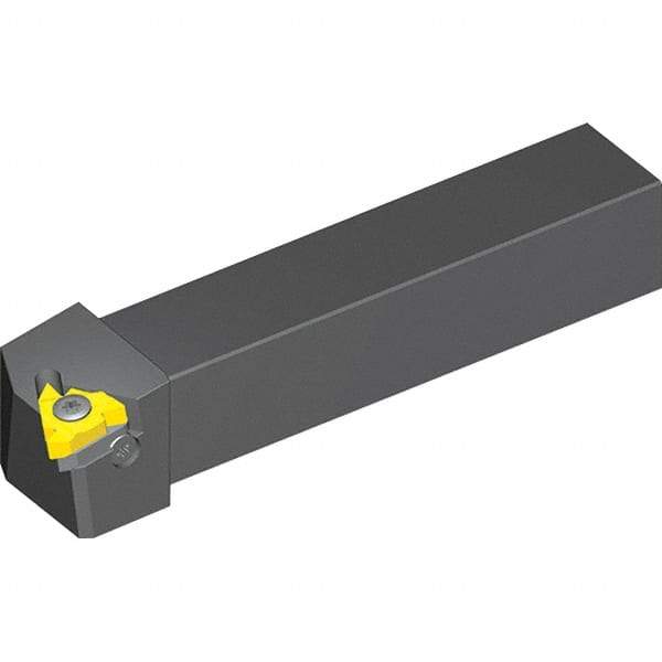 Vargus - External Thread, Right Hand Cut, 1-1/4" Shank Width x 1-1/4" Shank Height Indexable Threading Toolholder - 6" OAL, 5ER Insert Compatibility, AL Toolholder, Series Standard FQ - Exact Industrial Supply