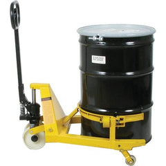 Wesco Industrial Products - 660 Lb Load Capacity, 55 Gal Drum Lifter - 28-1/2" Wide x 47-1/2" High, 3 Steel Wheels - Exact Industrial Supply