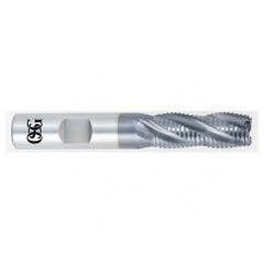 5/8 x 5/8 x 2-1/2 x 4-5/8 4 Fl HSS-CO Roughing Non-Center Cutting End Mill -  TiCN - Exact Industrial Supply