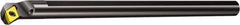 Sandvik Coromant - 0.5591" Min Bore Diam, 6" OAL, 3/8" Shank Diam, E..SDUPR/L Indexable Boring Bar - Screw-On Holding Method - Exact Industrial Supply
