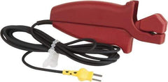 Cooper - -20 to 300°F, K Pipeclamp, Thermocouple Probe - 10 Ft. Cable Length, Mini Connector, 2 Sec Response Time - Exact Industrial Supply