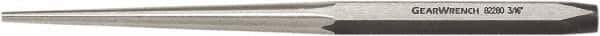 GearWrench - 1/8" Long Taper Punch - 8" OAL, Alloy Steel - Exact Industrial Supply