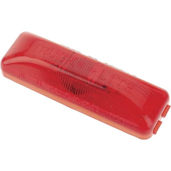 Truck-Lite - 3-7/8" Long, 0.33 Amp, Incandescent Side Marker Light Kit - 12 Volts, Red - Exact Industrial Supply
