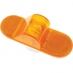 Truck-Lite - 6-1/2" Long, 0.49 to 2.1 Amp, Yellow Turn Signal & Marker Light - 12 Volts - Exact Industrial Supply