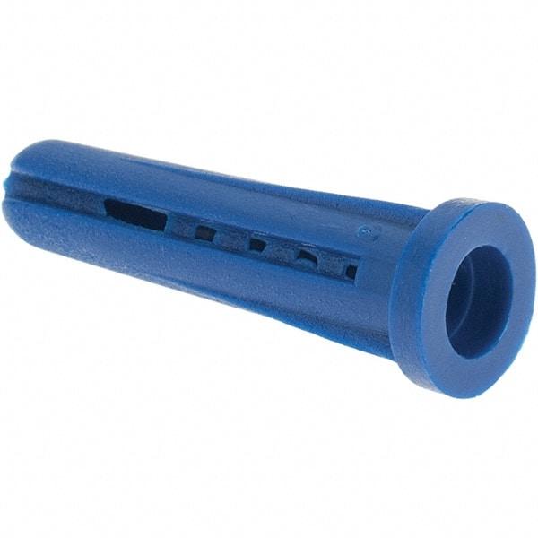 Value Collection - #8 to #10 Screw, 3/16" Diam, 7/8" Long, Plug Drywall & Hollow Wall Anchor - Plastic, Use with Concrete/Masonry, Drywall & Wallboard - Exact Industrial Supply