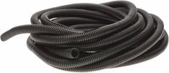 Value Collection - 25' Long, Flexible Wire Loom Conduit - Plastic, 1/2" ID - Exact Industrial Supply