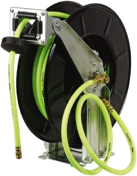 Legacy - 50' Spring Retractable Hose Reel - 300 psi, Hose Included - Exact Industrial Supply